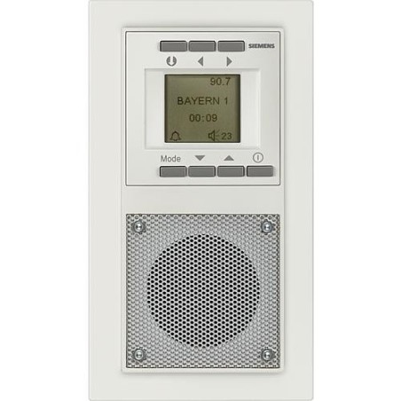 Radio encastrée blanc titan type de protection IP20 1 pc