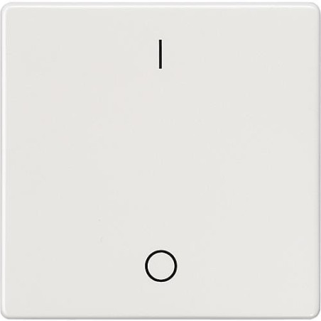 Interrupteur a bascule avec symbole I 0 Blanc titan 55 mm x 55 mm Type de protection IP20 1 pc
