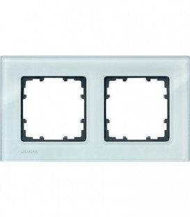 Cadre dim 90 mm, verre 2 compartiments, 161 mm x 90 mm Vert cristal / 1 pc