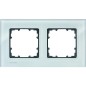 Cadre dim 90 mm, verre 2 compartiments, 161 mm x 90 mm Vert cristal / 1 pc