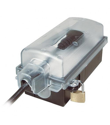 Prise exterieure verrouillable pour prise angle, 230V/16A, IP44