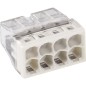 borne de connexion pour boitiers type 2273 - 2 conducteurs blanc 2273-202 - emballage 100 pcs