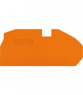 Plaque d'extrémité et intermédiaire 1 mm d'épaisseur, orange 25 pcs