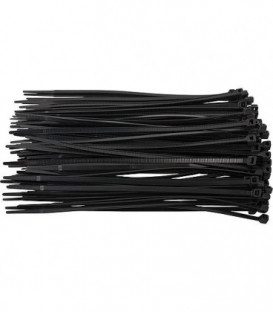 Attache-cable standard noir 250 x 4,8mm 1 paquet  :  100 pcs