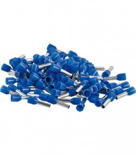 Embout isole 2,5 x 14 bleu 1 sachet de 100 pcs