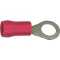 Cosse de cable en forme de bague isolee, 1,25 mm², 4,3 mm Couleur rouge, UE  :  100 pcs