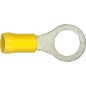 Cosse de cable en forme de bague isolee, 5,5 mm², 10,3 mm Couleur jaune, emballage  :  100 pcs