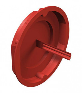 Couvercle de signalisation encastre, diam. 60 mm, type UG 60 SD rouge, UE  :  50 pcs