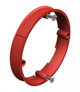 Bague d'ajustement pour mur plein, diam. 60 mm, p : 12mm, rouge type UG 60 PA/12, UE  :  25 pcs