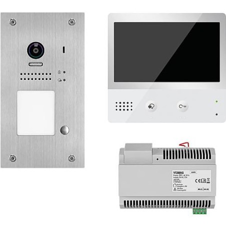 Interhphone video VT200 en saillie, 1x porte, 1xtouche 1xTouch-station interne+réseau *KB*