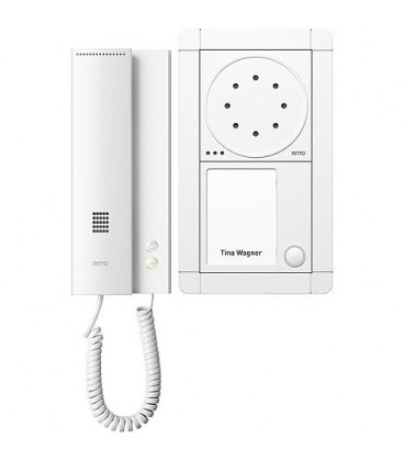 Interphone porte Ritto Portier 1 maison, blanc/blanc