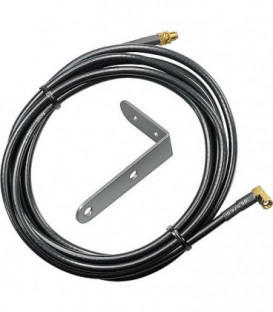 Rallonge cable d'antenne SMA-prise/douille, longueur : 3m
