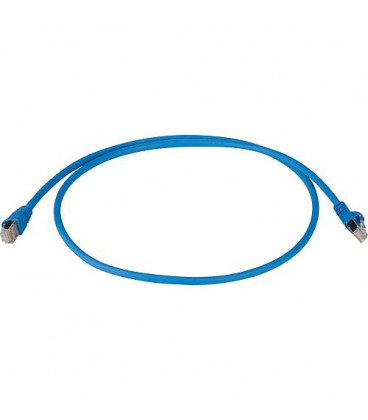 Cable patch Cat(IEC) MP8 FS 500 LSZH-1,0 m, bleu