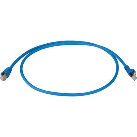 Cable patch Cat(IEC) MP8 FS 500 LSZH-1,0 m, bleu