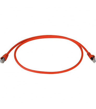 Cable patch Cat.6A(IEC) MP8 FS 500 LSZH-5,0m , rouge