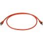 Cable patch Cat.6A(IEC) MP8 FS 500 LSZH-5,0m , rouge