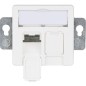 Insert module 50x50, 2 casiers encastré/50 blanc alpin, 1 piece *BG*