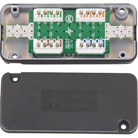 Module de connexion simple Cat. 7A(IEC) noir