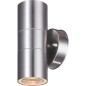 Lampe exterieure LED, faisceau dessous/dessus,rond, culot G10 IP54, inox