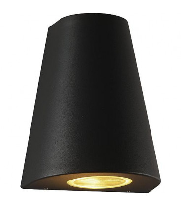 Lampe exterieure LED, faisceau dessous/dessus,trapeze,culot G10, IP54, noir matt