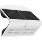 Luminaire mural LED solaire 6,8W, blanc, 800 Lumen avec detecteur de mouvement