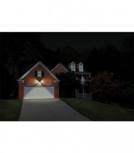 Luminaire mural LED solaire 6,8W, blanc, 800 Lumen avec detecteur de mouvement