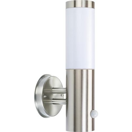 lumiere ext. 021648, murale inox IP 44 avec detecteur de mouv.