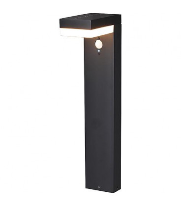 Luminaire solaire de chemin avec detecteur de mouvement et variateur intensite lum. IP44