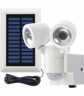 Lampe d'exterieur Solaire LED avec detecteur 360° Duo LPL, blanc