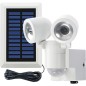 Lampe d'exterieur Solaire LED avec detecteur 360° Duo LPL, blanc