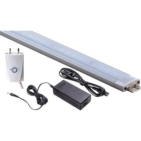 kit Lampes LED encastre 1000mm, 15W, blanc Mecano 26504