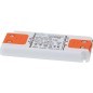 transformateur pour lampe electrique LED 12V DC, 20W, IP20 forme palte, 154x50x14mm