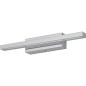 Eclairage mural, LED 13,2W, 66LED chrome, eclairage haut/bas