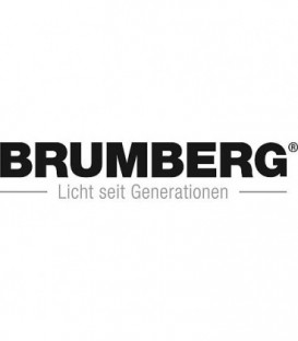 Cadre de montage Brumberg basse-tension, fonte alu, chromé diam. 88 mm, p : 55mm
