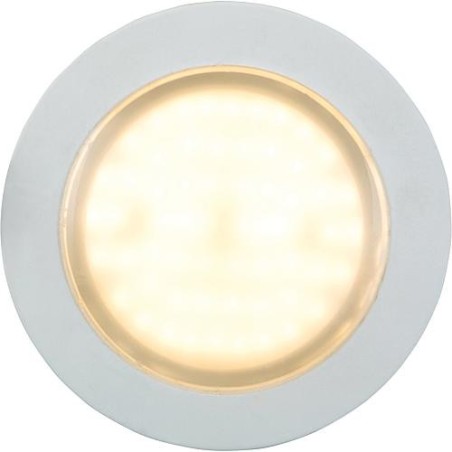 Spot LED encastre 6W, blanc + couronne, 27776