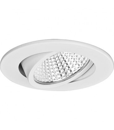 Luminaire encastre LED Brumberg 3W, 2700K, 230V, blanc