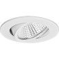 Luminaire encastre LED Brumberg 3W, 2700K, 230V, blanc