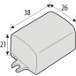 Transfo pour agent lumineux 12V, 0-36 Watts, IP67