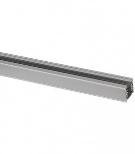 Rail d'alimentation electrique Brumberg 3 phases L  :  1000 mm , argent