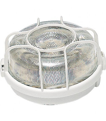 Lampe ronde 100 Watt blanc