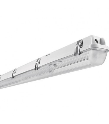 LED Luminaire etanche Ledvance Damp Proof Housing 1500, IP65 pour 1 lampe, 1500mm
