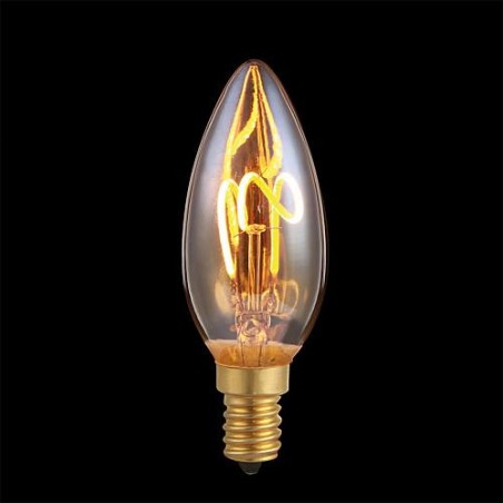 LED Deco/Vintage Ampoule E14, 2,5W, 136 lm, 1800K dimension diam. x h 35x97,6 mm