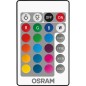 Lampe LED Osram RGBW 230V, E27 9W/2700K telecommande incluse