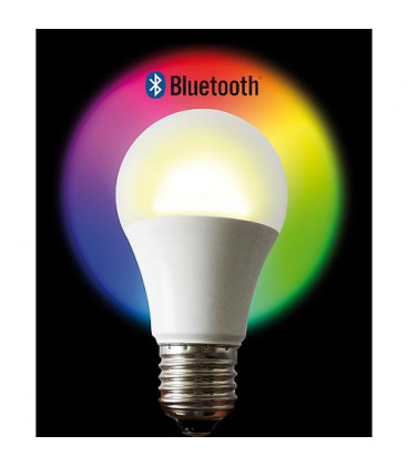 Lampe LED. Smart Bulb E27, 6W, 470 lm, 2700K, avec RGB