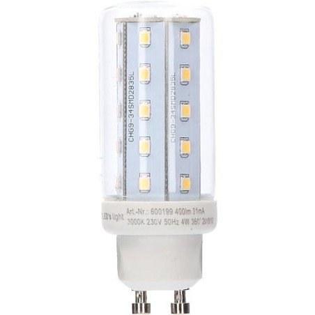 Tube LED 4W, E14, 400lm, 3000K