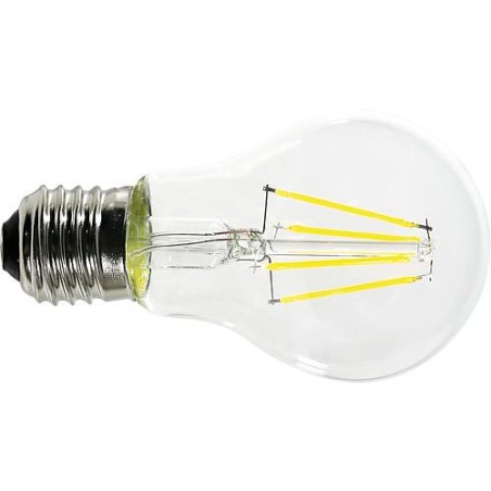 Ampoule LED Filament AGL clair, 4W, E27, 470lm, 2700K