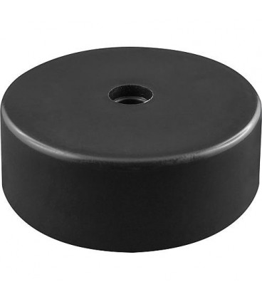 Distributeur plafond, noir diam. 70mm, hauteur 23mm