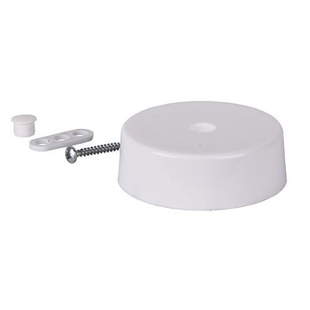 Distributeur plafond, blanc diam. 70mm, hauteur 23mm