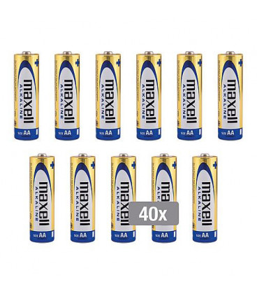 Batterie Maxell LR6 alcline mignon emballage 10x4 pieces