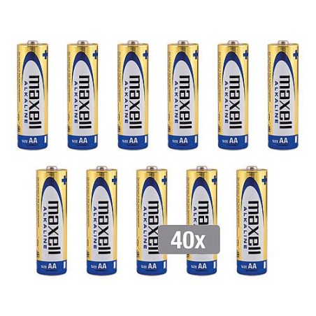 Batterie Maxell LR6 alcline mignon emballage 10x4 pieces